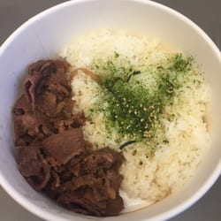 Bopshop - Beef Bibimbap (The second layer under the vegetable layer, super soft warm delicious meat !)
