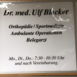 Dr. med. Ulf Blecker