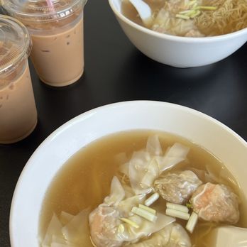LetsSweet Kitchen - Wonton soup + HK milk tea - Noodles Near Me - San Francisco, California LetsSweet Kitchen - Wonton soup + HK milk tea - Noodles Near Me - San Francisco, California