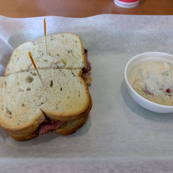 Basilico - New York the Sandwich with potato salad. - Delis Near Me - Fredericksburg, Virginia