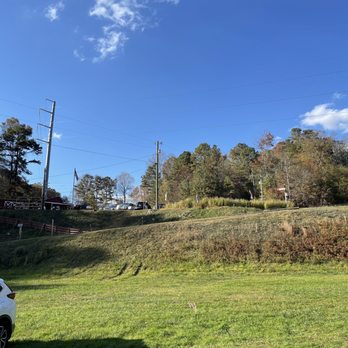 Red Apple Barn - Outside: field across from the U-pick-apples fields - Farmers Market Near Me - Ellijay, Georgia