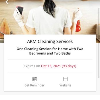 AKM Cleaning Services - WARNING! AKM does NOT honor their deals! DO NOT BUY - Home Cleaning Near Me - Northborough, Massachusetts