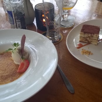 Groothuis Restaurant Eetcafé - Beerasimu right.  Creme Brule left. - Cafes Near Me - Emmen, DR