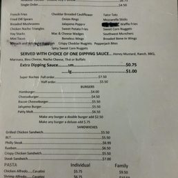 Menu Menu