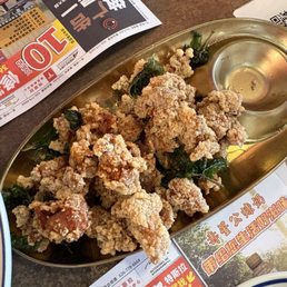 Popcorn chicken Popcorn chicken