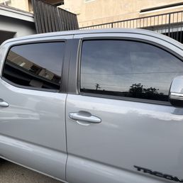 Toyota Tacoma 2021 5% tint in the back