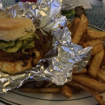 The Southerner - Chicken biscuit Nashville hot and fries - Southern Near Me - Saugatuck, Michigan The Southerner - Chicken biscuit Nashville hot and fries - Southern Near Me - Saugatuck, Michigan