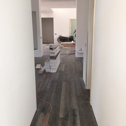 Classic Floors & Design Center - Kentwood pre-finished hardwood in a new construction house in Mission Hills.