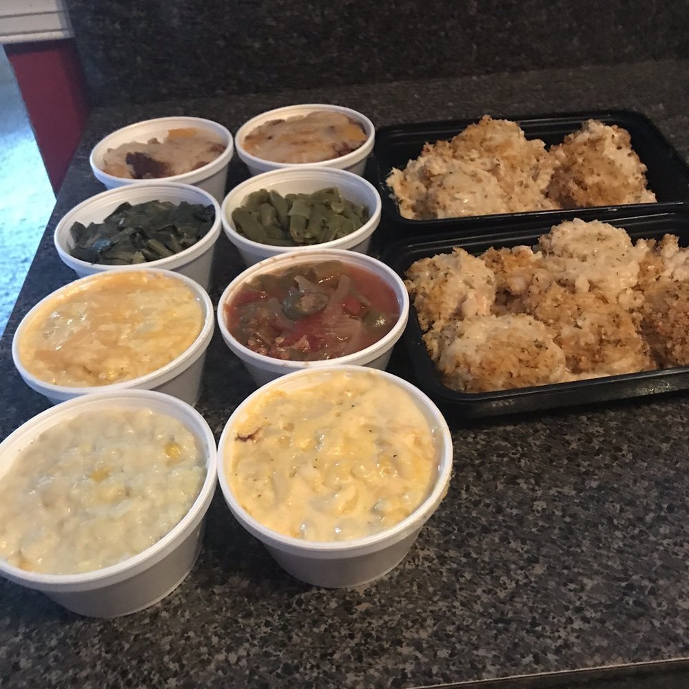 Bubba's Bistro - Seafood casserole with sides to go. - Breakfast & Brunch Near Me - Richmond Hill, Georgia Bubba's Bistro - Seafood casserole with sides to go. - Breakfast & Brunch Near Me - Richmond Hill, Georgia