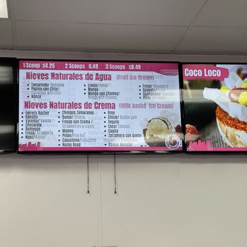 La Real Michoacana - Menu - Ice Cream & Frozen Yogurt Near Me - Pomona, California La Real Michoacana - Menu - Ice Cream & Frozen Yogurt Near Me - Pomona, California