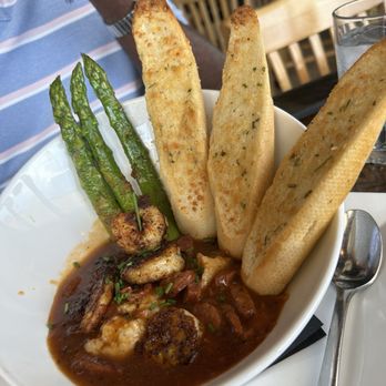 BLVD Seafood - Shrimp and grits. - New American Near Me - Galveston, Texas