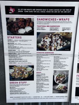 Menu photo 3 ShortE's BBQ Johnston, IA