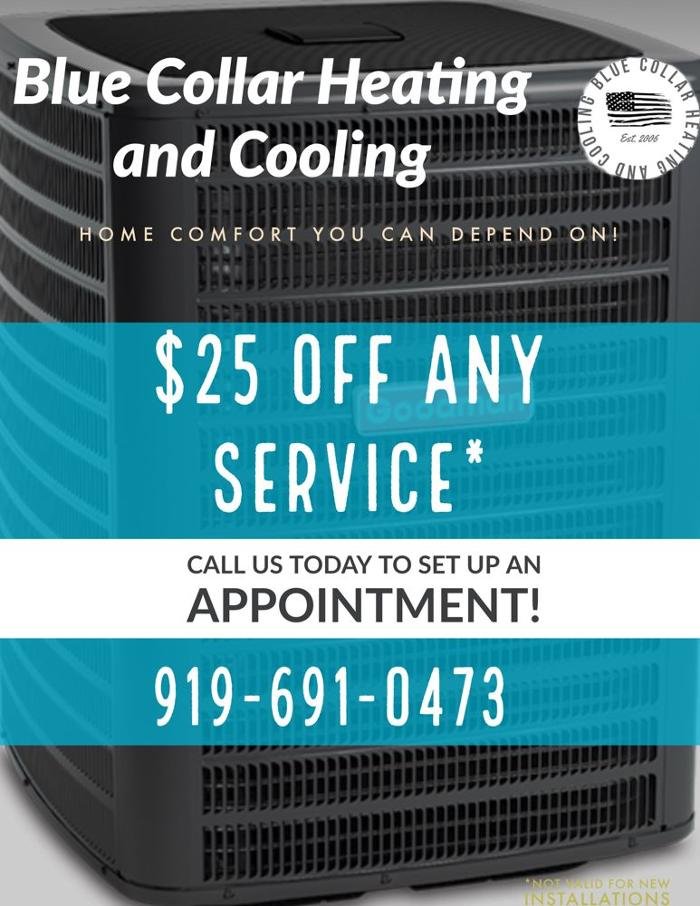 BLUE COLLAR HEATING AND COOLING Updated October 2024 Request a