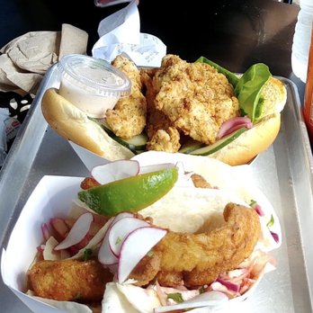 the knack - Fish taco and chicken strip sandwich - Seafood Near Me - Orleans, Massachusetts the knack - Fish taco and chicken strip sandwich - Seafood Near Me - Orleans, Massachusetts
