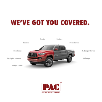 Pacific Auto Company - We've got you covered - Front end to rear end collision, call PAC now! - Auto Parts & Supplies Near Me - Orange, California Pacific Auto Company - We've got you covered - Front end to rear end collision, call PAC now! - Auto Parts & Supplies Near Me - Orange, California