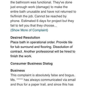 D & A Designs - Adding pics of reviews from BBB which are consistent with my experience with them. As one reviewer noted "talented designers, poor business" - General Contractors Near Me D & A Designs - Adding pics of reviews from BBB which are consistent with my experience with them. As one reviewer noted "talented designers, poor business" - General Contractors Near Me
