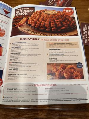 Menu photo 1 Outback Steakhouse Missoula, MT Menu photo 1 Outback Steakhouse Missoula, MT