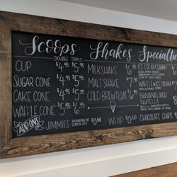 The Creamery At The Farmhouse - The creamery menu