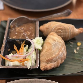 Laos Kitchen - Curry Puff (missing one piece) - Laotian Near Me - San Rafael, California