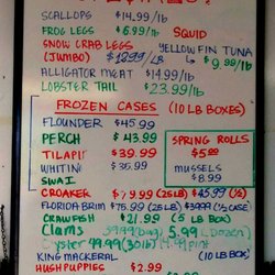 Salt Water Seafood Market Inc - Salt Water Seafood Menu