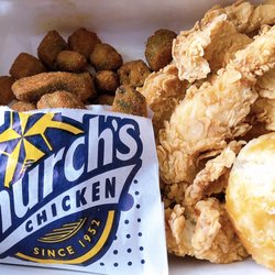 Church's Chicken - 5 piece tender meal with fried okra