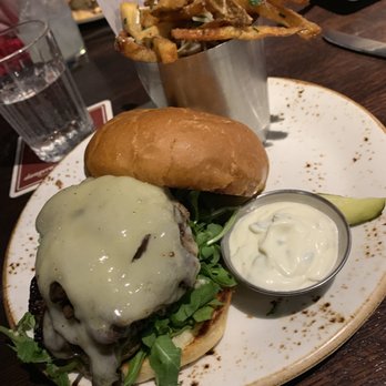 Red Cow St. Paul - Mushroom Swiss Burger - Burgers Near Me - St Paul, Minnesota Red Cow St. Paul - Mushroom Swiss Burger - Burgers Near Me - St Paul, Minnesota