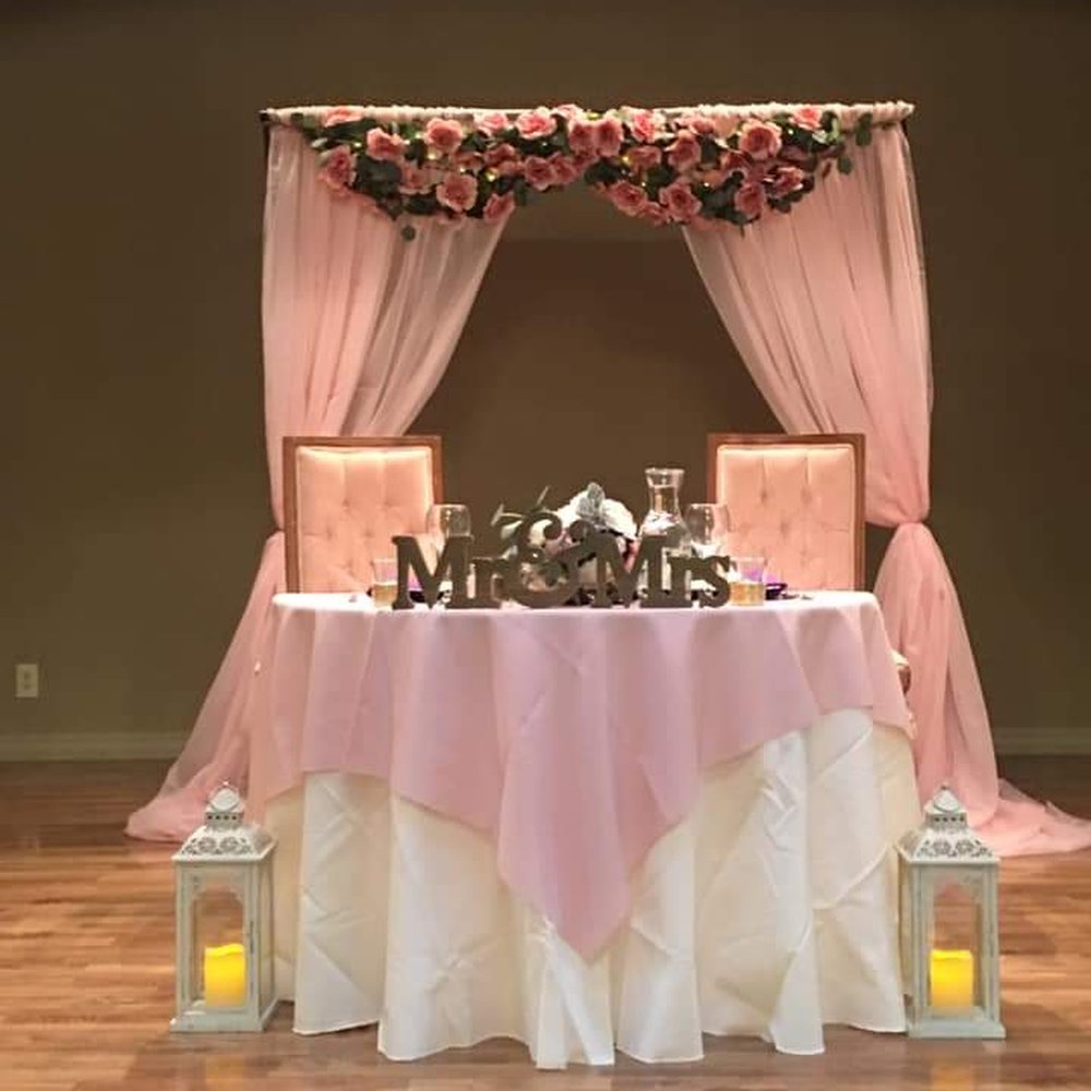 Mona Lisa Catering - Our sweetheart table set up! - Caterers Near Me - Northridge, California