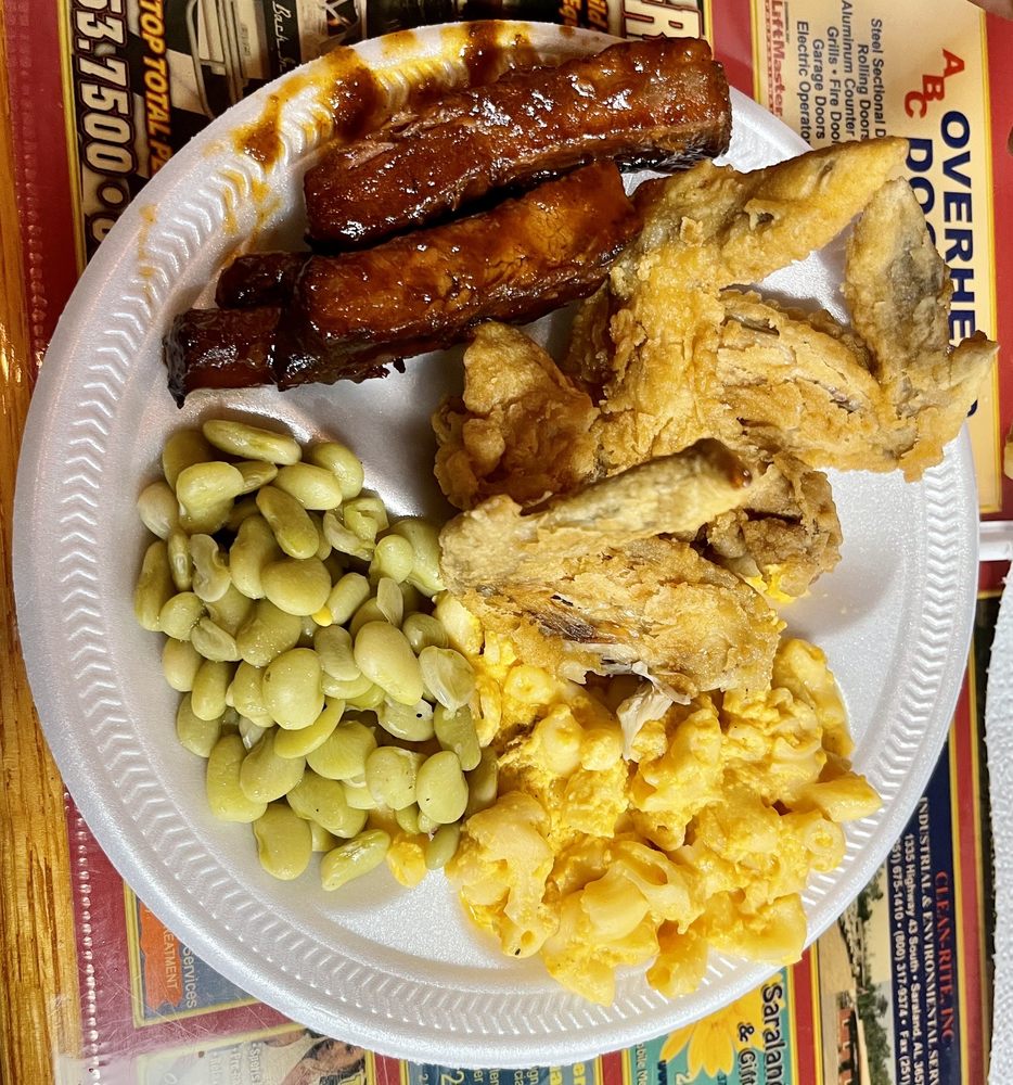 Food from J. Rodgers BBQ & Soulfood