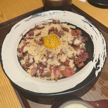Tendon Kohaku - Carbonara Udon - Japanese Near Me - Bellevue, Washington