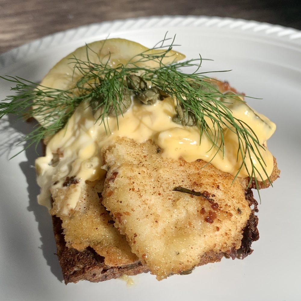 Butter fried fish Butter fried fish