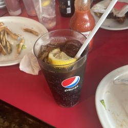 Fatty Patty's - I ask for root beer and they did not give me a new lemon in my drink I have been coming here for 10 years