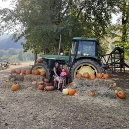 Fall tractor photo op Fall tractor photo op