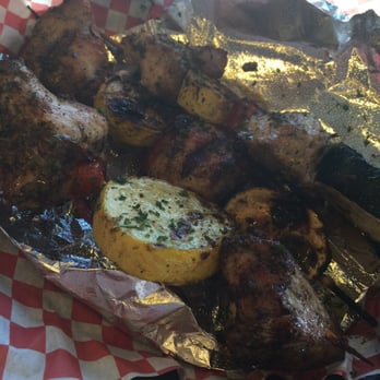Off The Hook Seafood Eatery - Grilled jerk chicken kabob - Seafood Near Me - Oklahoma City, Oklahoma Off The Hook Seafood Eatery - Grilled jerk chicken kabob - Seafood Near Me - Oklahoma City, Oklahoma