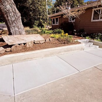 JAZ Concrete Construction - Decorative concrete wall. New steps and and extension of the driveway. - Masonry/Concrete Near Me JAZ Concrete Construction - Decorative concrete wall. New steps and and extension of the driveway. - Masonry/Concrete Near Me