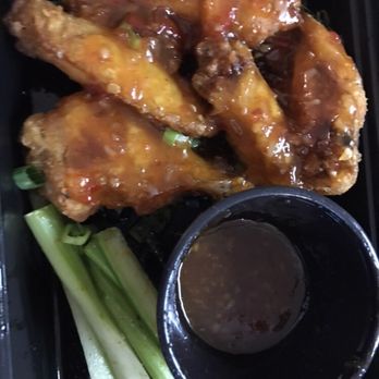 RAMEN-SAN - Sticky Thai wings $11 (a little pricey) - Ramen Near Me - Chicago, Illinois RAMEN-SAN - Sticky Thai wings $11 (a little pricey) - Ramen Near Me - Chicago, Illinois