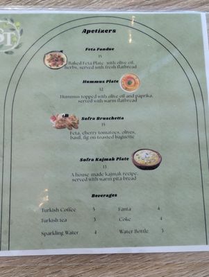 Menu photo 6 Sofra Taverna Las Vegas, NV