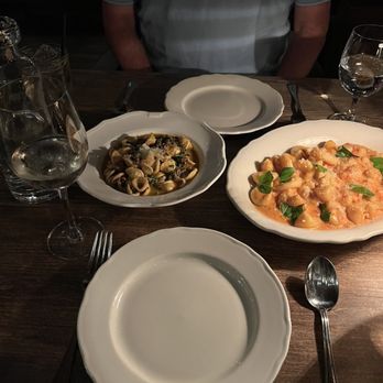 Ciccio Mio - Left: orchiette pugliese; right: spicy rigatoni - Italian Near Me - Chicago, Illinois Ciccio Mio - Left: orchiette pugliese; right: spicy rigatoni - Italian Near Me - Chicago, Illinois