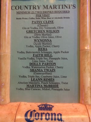 Menu photo 4 The Cowboy Palace Saloon Chatsworth, CA Menu photo 4 The Cowboy Palace Saloon Chatsworth, CA