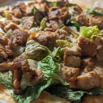 North End Pizza - Chicken Caesar Salad Specialty Pizza - Pizza Near Me - Elizabeth, New Jersey North End Pizza - Chicken Caesar Salad Specialty Pizza - Pizza Near Me - Elizabeth, New Jersey