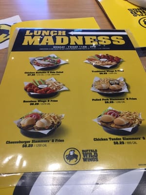 Menu photo 8 Buffalo Wild Wings San Luis Obispo, CA