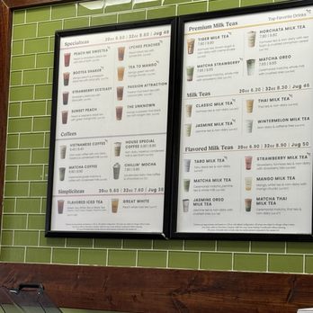 Tastea - Menu - Coffee & Tea Near Me - San Jose, California
