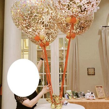 De Young Flowers - Custom made giant helium balloons for the cocktail rounds. - Party & Event Planning Near Me - Campbell, California