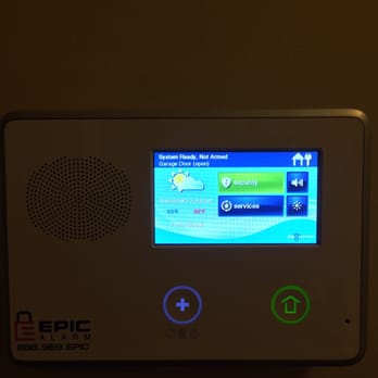 Epic Alarm - Touch screen alarm panel - Security Systems Near Me