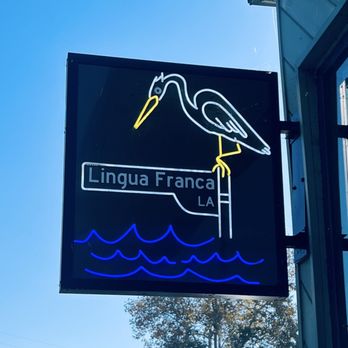 Lingua Franca - Signage. - Burgers Near Me - Los Angeles, California