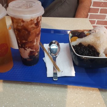 Meet Fresh - Jasmine green tea, black sugar boba milk tea and icy taro ball. - Bubble Tea Near Me - Honolulu, Hawaii Meet Fresh - Jasmine green tea, black sugar boba milk tea and icy taro ball. - Bubble Tea Near Me - Honolulu, Hawaii