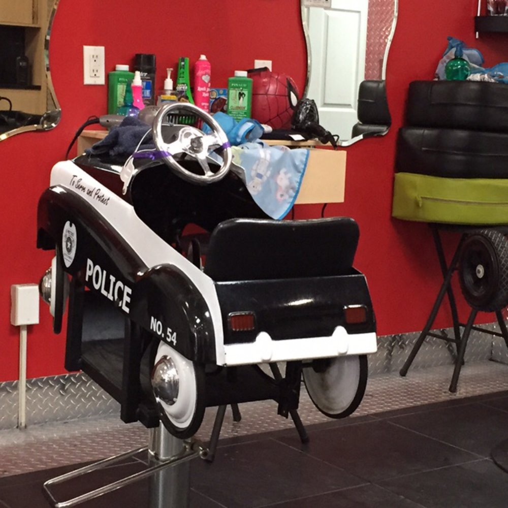 Cute police car for kids haircuts Cute police car for kids haircuts