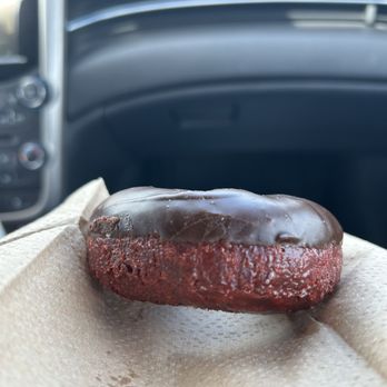 Divine Donuts - Red velvet chocolate iced donut - Donuts Near Me - Fort Myers, Florida