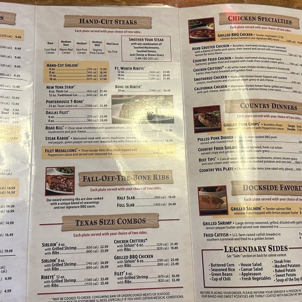 Texas Roadhouse - Menu - Steakhouses Near Me - Lewis-mcchord, Washington Texas Roadhouse - Menu - Steakhouses Near Me - Lewis-mcchord, Washington
