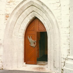 Yeats Memorial Buildling - Swan Doors of the church