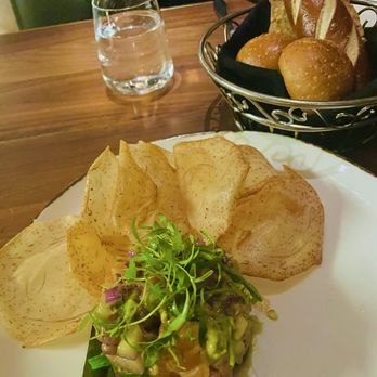 Old Brea Chop House - Ahi tuna and salmon poke - Steakhouses Near Me - Brea, California